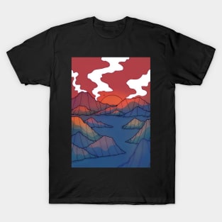 An island sunset T-Shirt